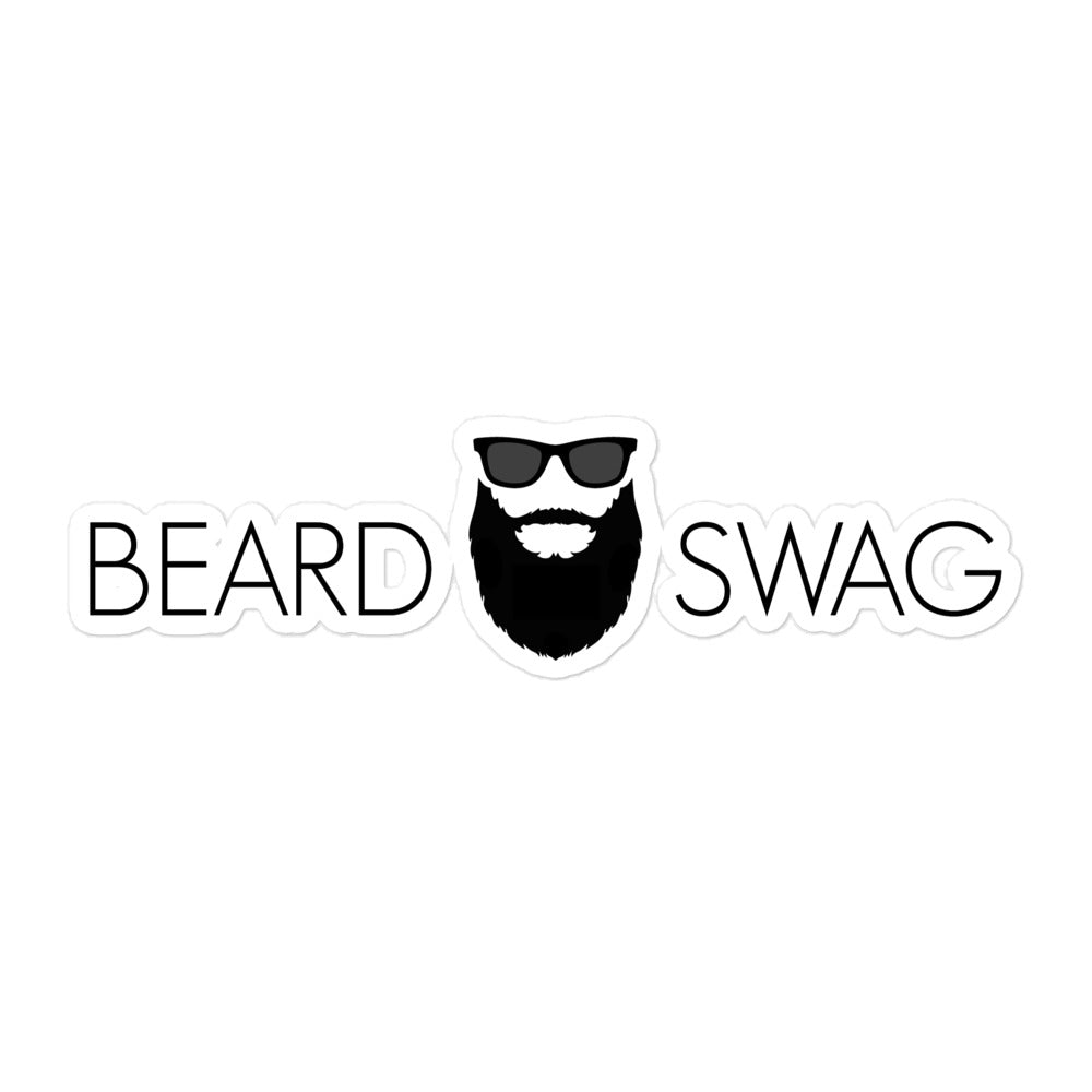 Beard Swag Logo Sticker - Beard Swag