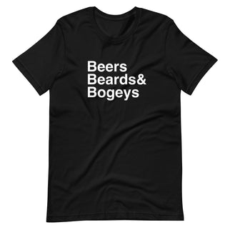 Beers, Beards & Bogeys T-Shirt - Beard Swag